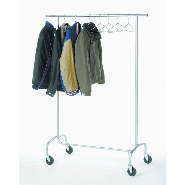 Global Industrial 65-1/2H Mobile Chrome Coat Rack, Hangers Sold Separately 506584 - main